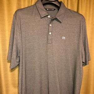 Men's Travis Mathew The Zinna Slub Pique Polo, Size XL- Grey. Never worn